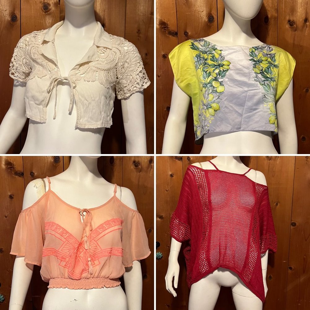 4 Tops For Love & Lemons Flying Tomato Free People crotchet embroidery sheer
